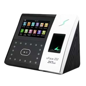 ZKTeco uFace202 Face/Fingerprint/ID Card Multibio T&A and A&C Device
