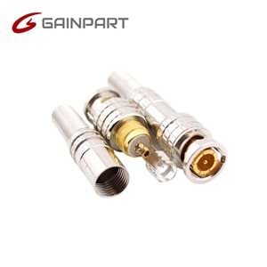 GAINPART GNP-BNC-SGPRG59 BNC with Screw Gold Palted