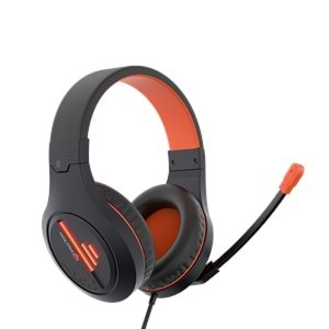 MT-HP021 - Gaming Headset Black and Orange