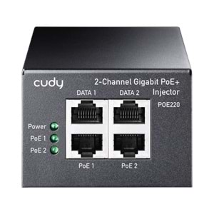 2-Channel 30W Gigabit PoE+/PoE Injector