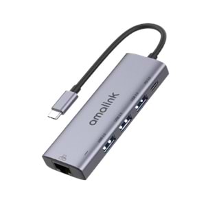 AMOLINK USB-C to Card Reader to LAN