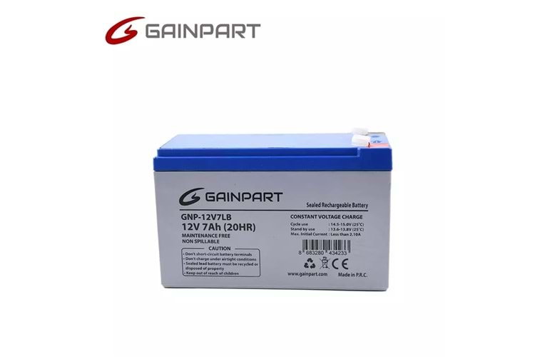 GAINPART GNP-12V7LB Battery 12V7AH High Quality
